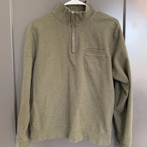 Brooks Brothers Long Sleeve Quarter Zip Pull Over